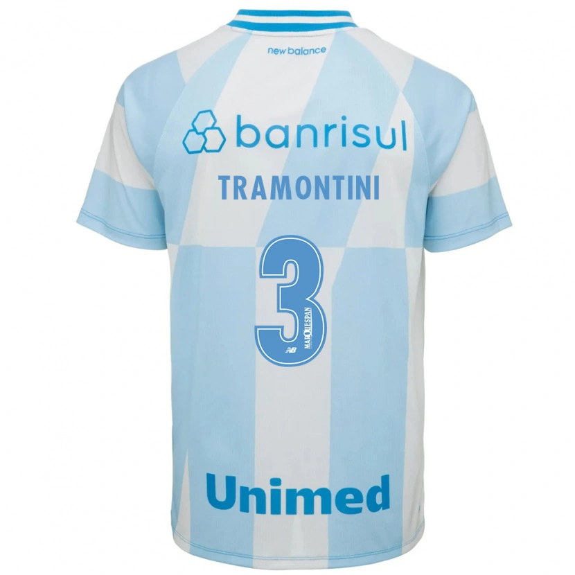 DanxenキッズMurilo Tramontini#3薄青白アウェイシャツ2026/27ジャージーユニフォーム