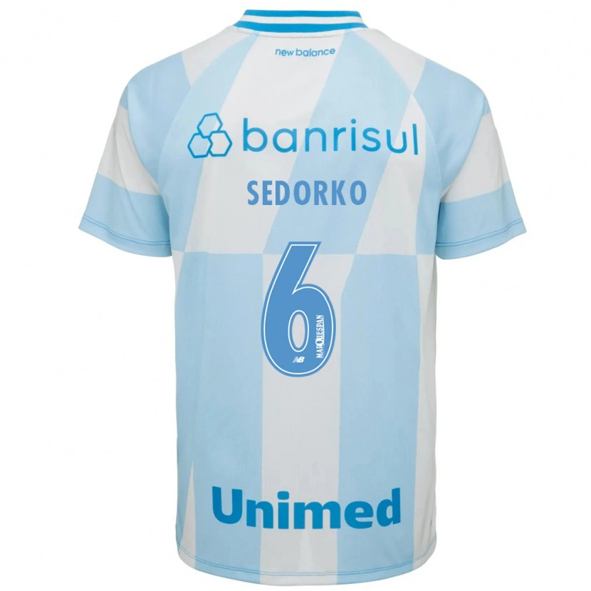 DanxenキッズGabriel Sedorko#6薄青白アウェイシャツ2026/27ジャージーユニフォーム