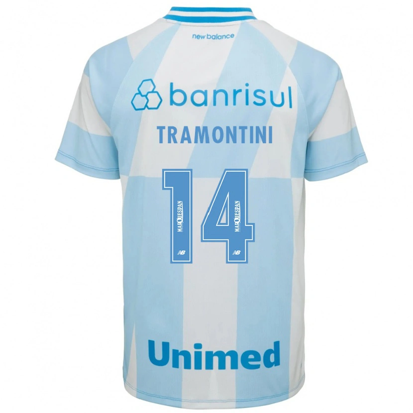 DanxenキッズBernardo Tramontini#14薄青白アウェイシャツ2026/27ジャージーユニフォーム