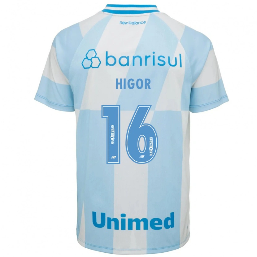 DanxenキッズHigor#16薄青白アウェイシャツ2026/27ジャージーユニフォーム