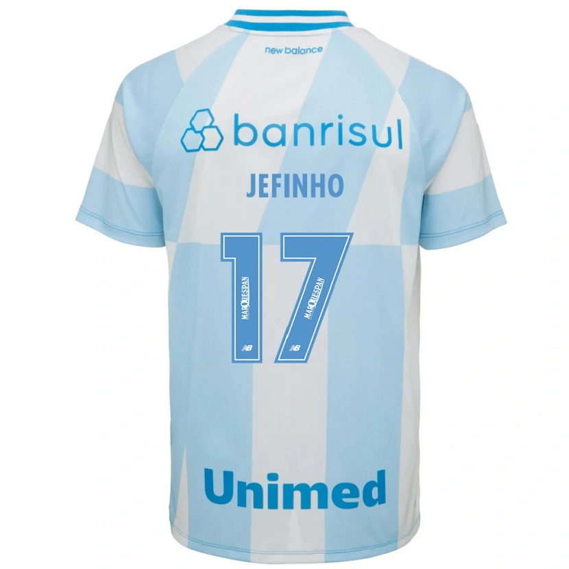 DanxenキッズJefinho#17薄青白アウェイシャツ2026/27ジャージーユニフォーム
