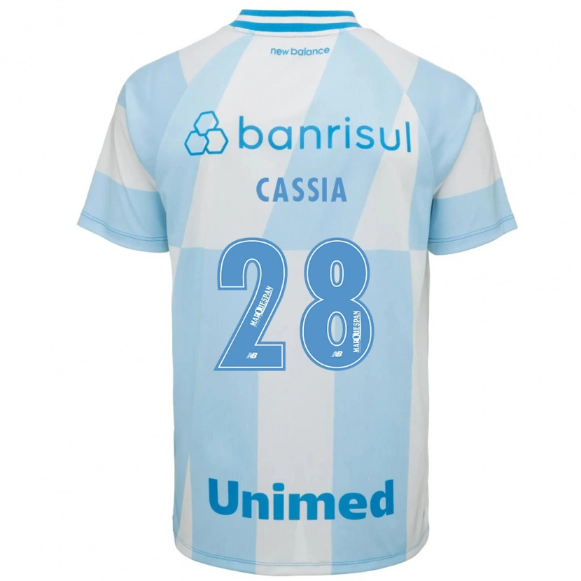 DanxenキッズCássia#28薄青白アウェイシャツ2026/27ジャージーユニフォーム