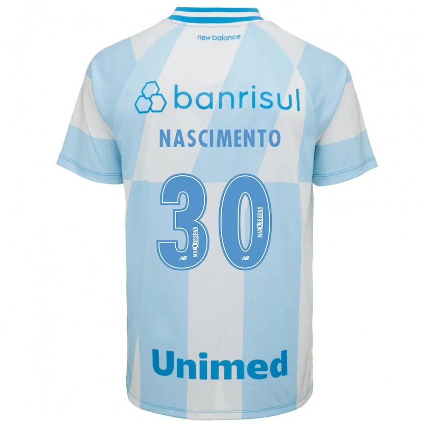 Danxenキッズマテウス・ナシメント・ジ・パウラ#30薄青白アウェイシャツ2026/27ジャージーユニフォーム