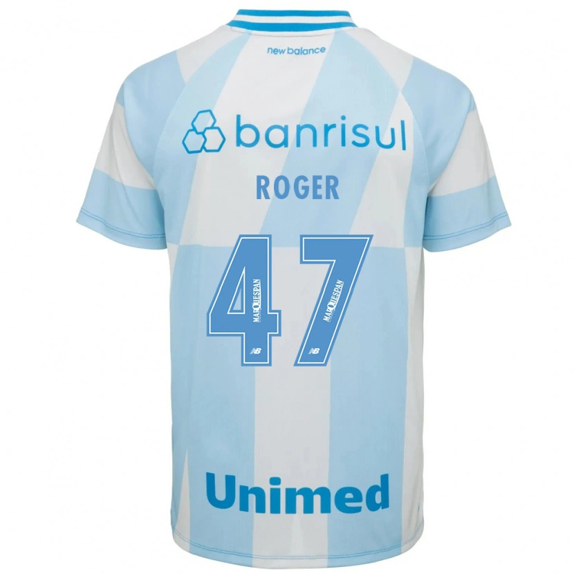 DanxenキッズRoger#47薄青白アウェイシャツ2026/27ジャージーユニフォーム