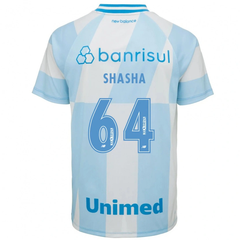 DanxenキッズShashá#64薄青白アウェイシャツ2026/27ジャージーユニフォーム