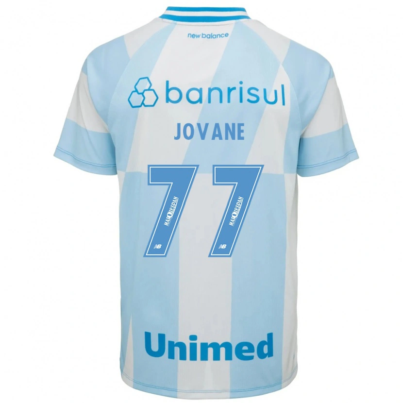 Danxenキッズジョヴァニ・カブラル#77薄青白アウェイシャツ2026/27ジャージーユニフォーム