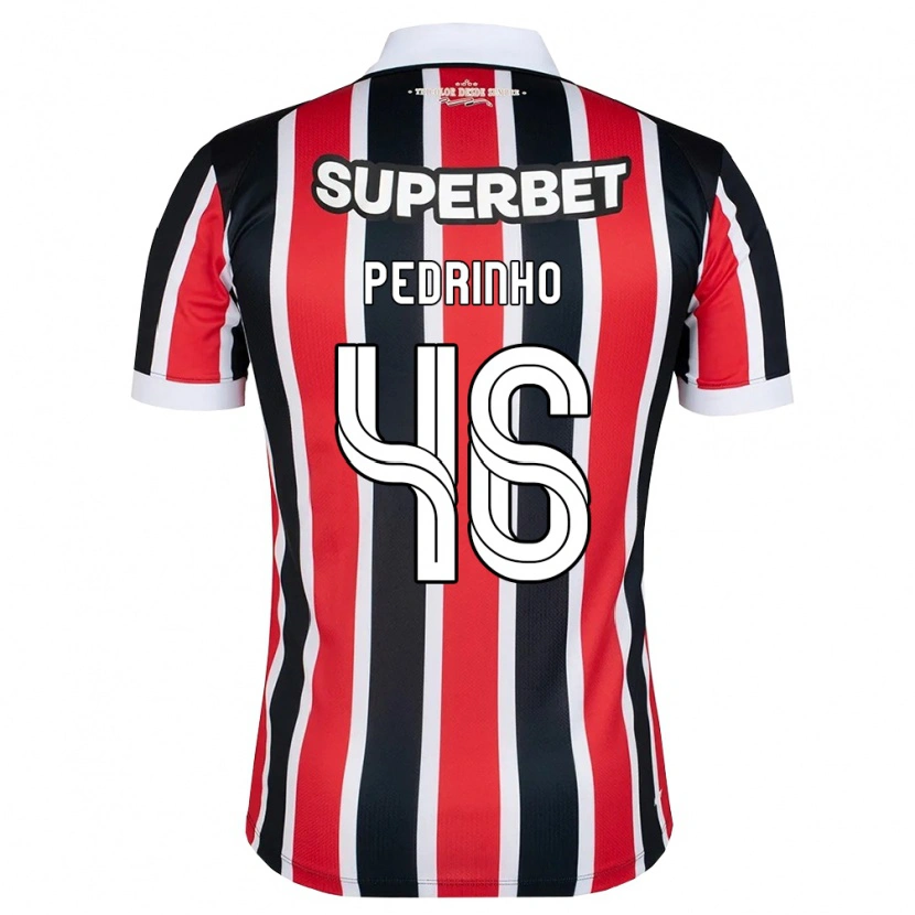 DanxenキッズPedro Ferreira#46赤白黒アウェイシャツ2026/27ジャージーユニフォーム