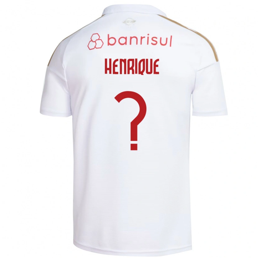 DanxenキッズHenrique#0白赤アウェイシャツ2026/27ジャージーユニフォーム