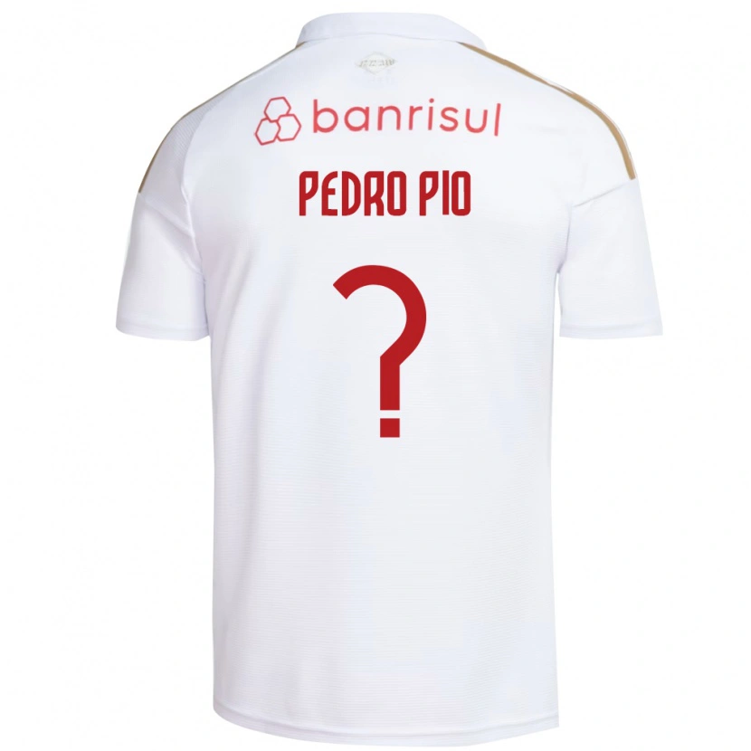 DanxenキッズPedro Pio#0白赤アウェイシャツ2026/27ジャージーユニフォーム