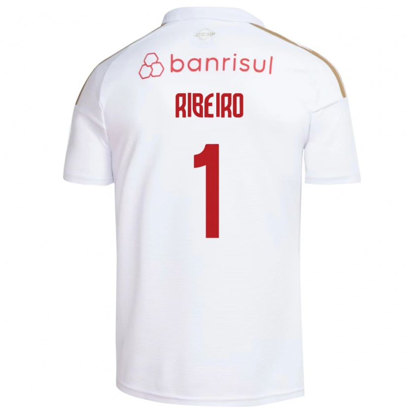 DanxenキッズMari Ribeiro#1白赤アウェイシャツ2026/27ジャージーユニフォーム