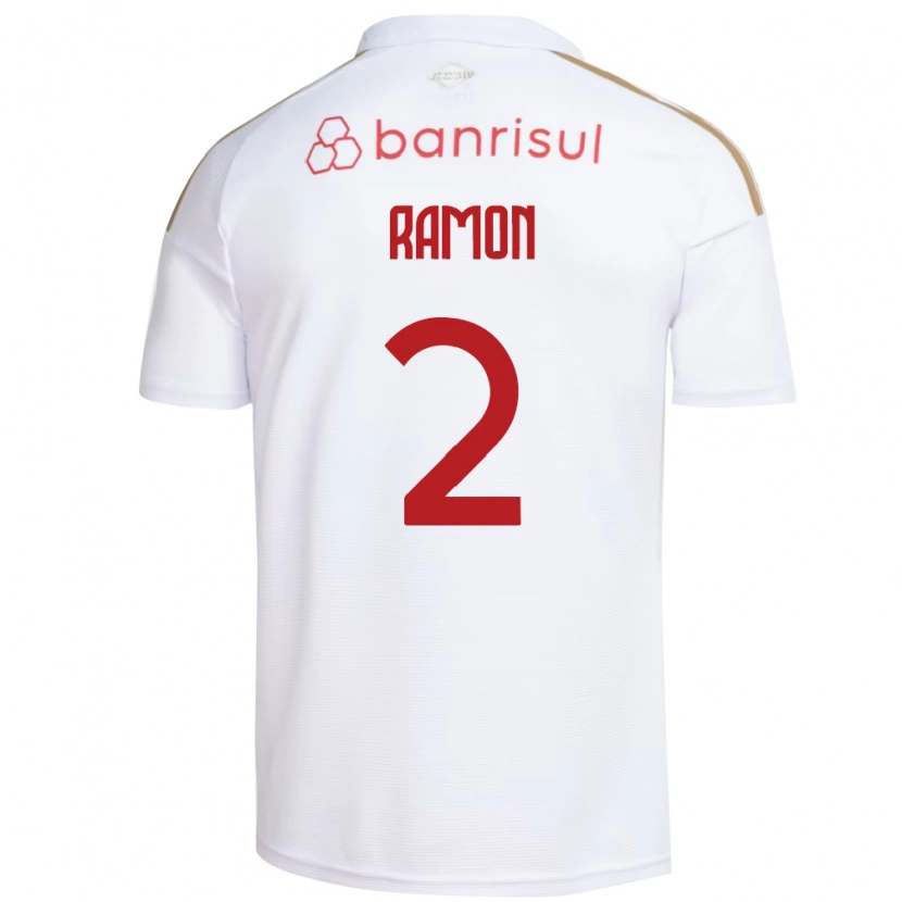 DanxenキッズRamon#2白赤アウェイシャツ2026/27ジャージーユニフォーム