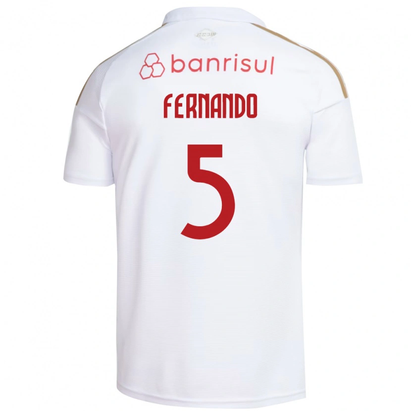 DanxenキッズFernando#5白赤アウェイシャツ2026/27ジャージーユニフォーム
