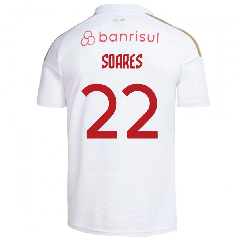 DanxenキッズGuilherme Soares#22白赤アウェイシャツ2026/27ジャージーユニフォーム