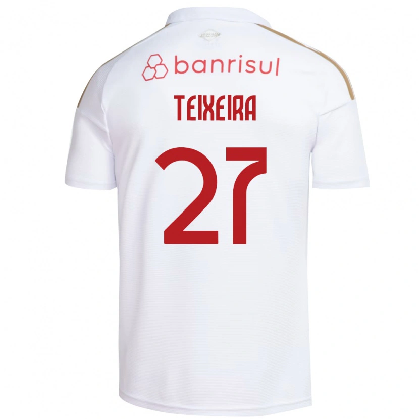 DanxenキッズDanny Teixeira#27白赤アウェイシャツ2026/27ジャージーユニフォーム