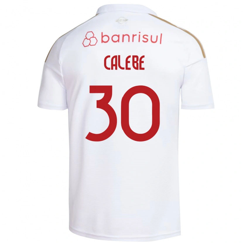 DanxenキッズCalebe#30白赤アウェイシャツ2026/27ジャージーユニフォーム