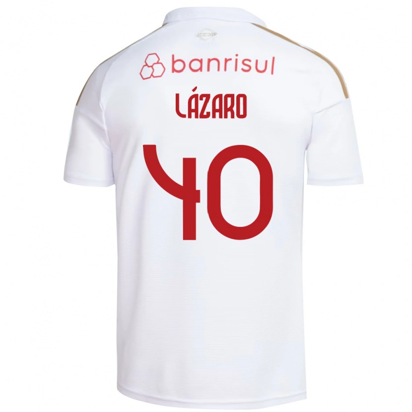DanxenキッズLázaro#40白赤アウェイシャツ2026/27ジャージーユニフォーム