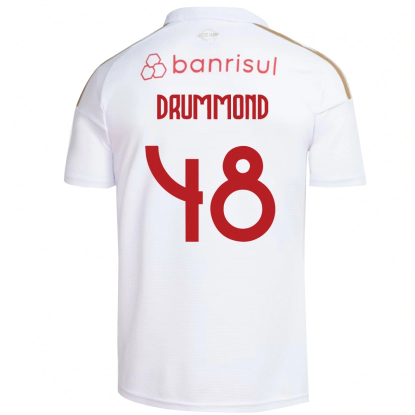 Danxenキッズルッカ・ドラモンド#48白赤アウェイシャツ2026/27ジャージーユニフォーム