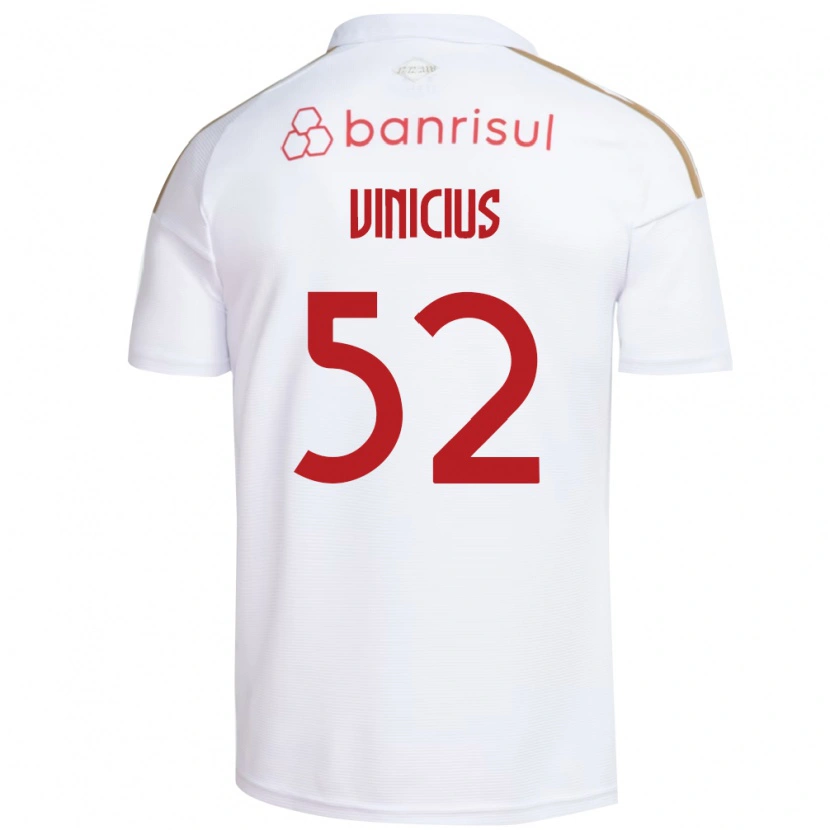 DanxenキッズGabriel Vinicius#52白赤アウェイシャツ2026/27ジャージーユニフォーム