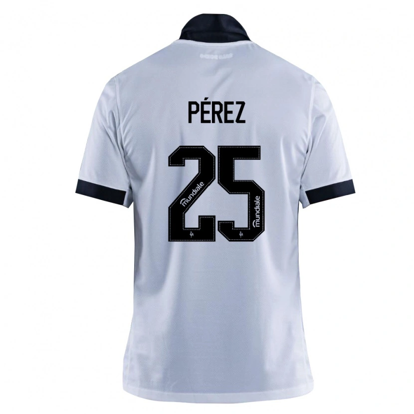 DanxenキッズTomás Pérez#25黒白アウェイシャツ2026/27ジャージーユニフォーム