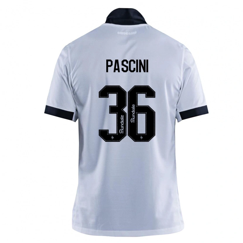 DanxenキッズKauã Pascini#36黒白アウェイシャツ2026/27ジャージーユニフォーム