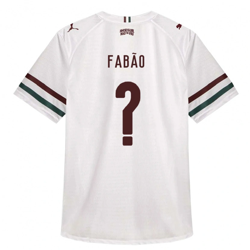 DanxenキッズFabão#0白緑バーガンディアウェイシャツ2026/27ジャージーユニフォーム