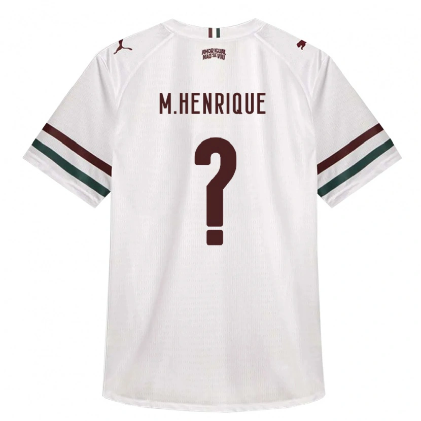 DanxenキッズMiguel Henrique#0白緑バーガンディアウェイシャツ2026/27ジャージーユニフォーム