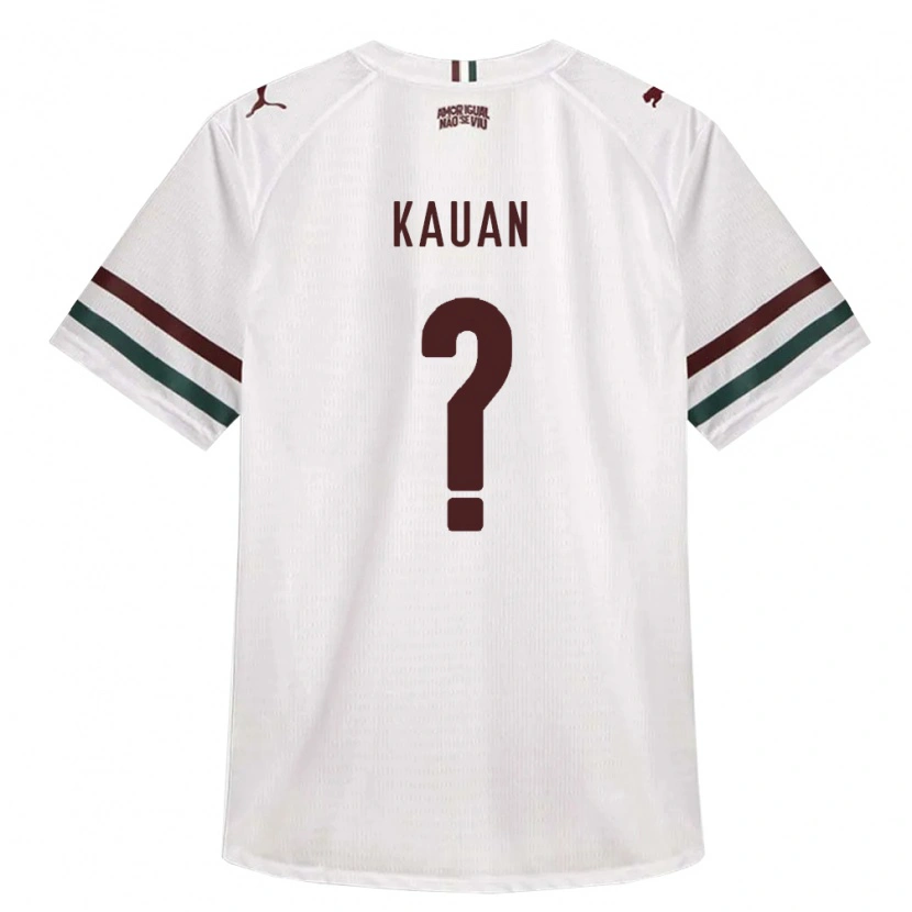 DanxenキッズVictor Kauan#0白緑バーガンディアウェイシャツ2026/27ジャージーユニフォーム