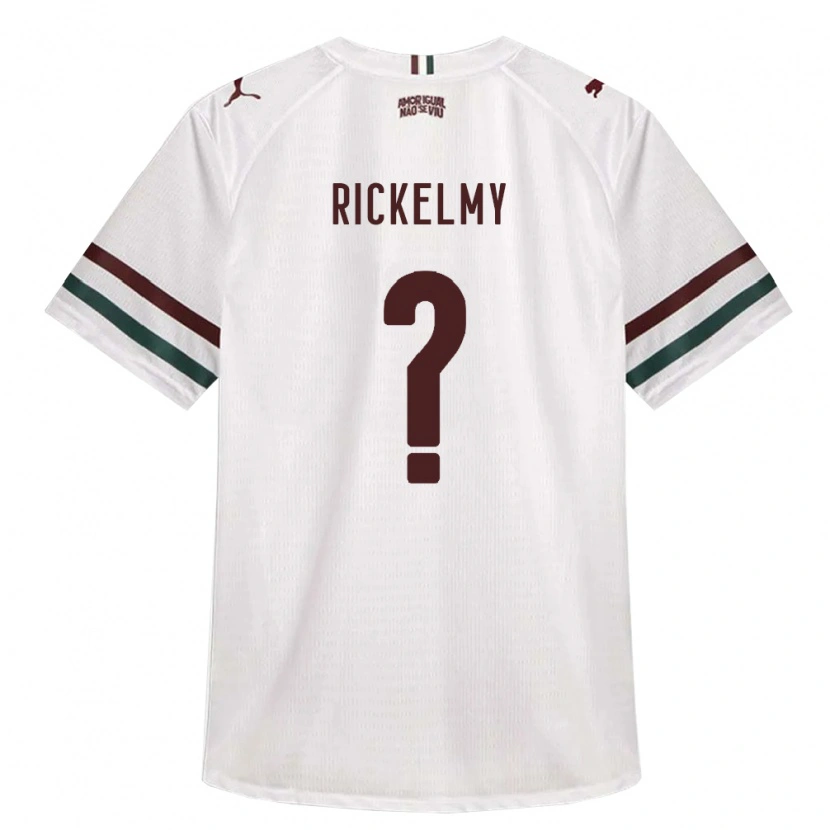 DanxenキッズRickelmy#0白緑バーガンディアウェイシャツ2026/27ジャージーユニフォーム