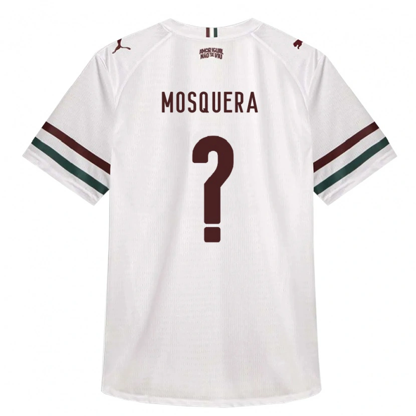 DanxenキッズYuleiver Mosquera#0白緑バーガンディアウェイシャツ2026/27ジャージーユニフォーム