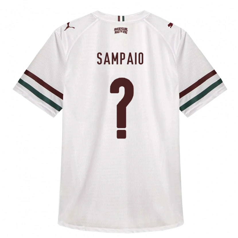 DanxenキッズMiguel Sampaio#0白緑バーガンディアウェイシャツ2026/27ジャージーユニフォーム