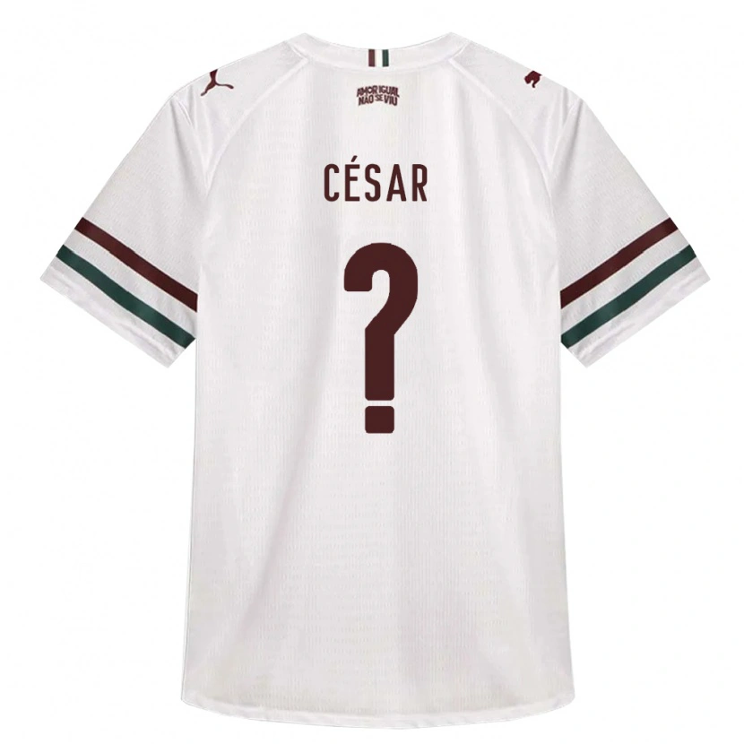 DanxenキッズAdrian César#0白緑バーガンディアウェイシャツ2026/27ジャージーユニフォーム