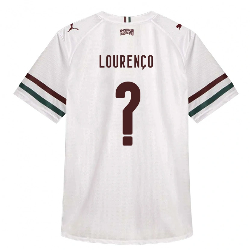 DanxenキッズJoão Lourenço#0白緑バーガンディアウェイシャツ2026/27ジャージーユニフォーム