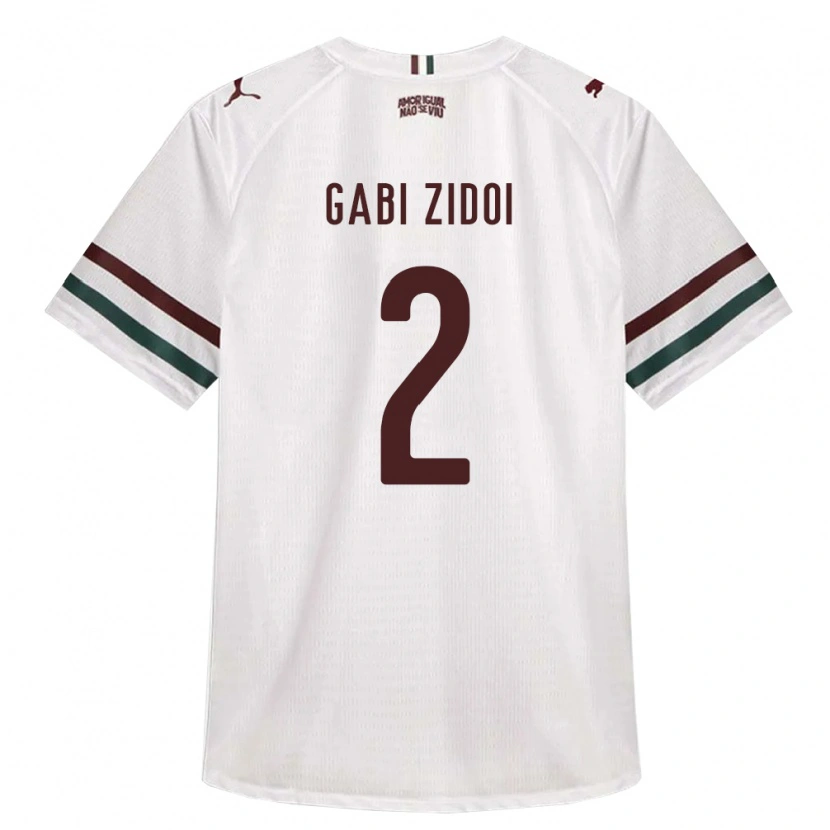 DanxenキッズGabi Zidoi#2白緑バーガンディアウェイシャツ2026/27ジャージーユニフォーム