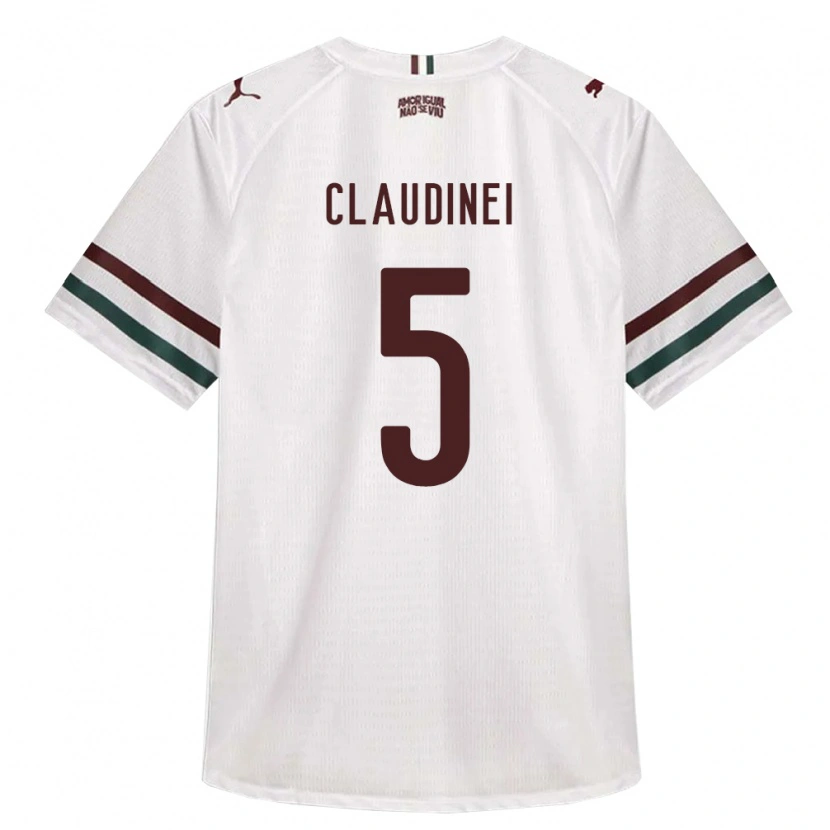 DanxenキッズClaudinei#5白緑バーガンディアウェイシャツ2026/27ジャージーユニフォーム