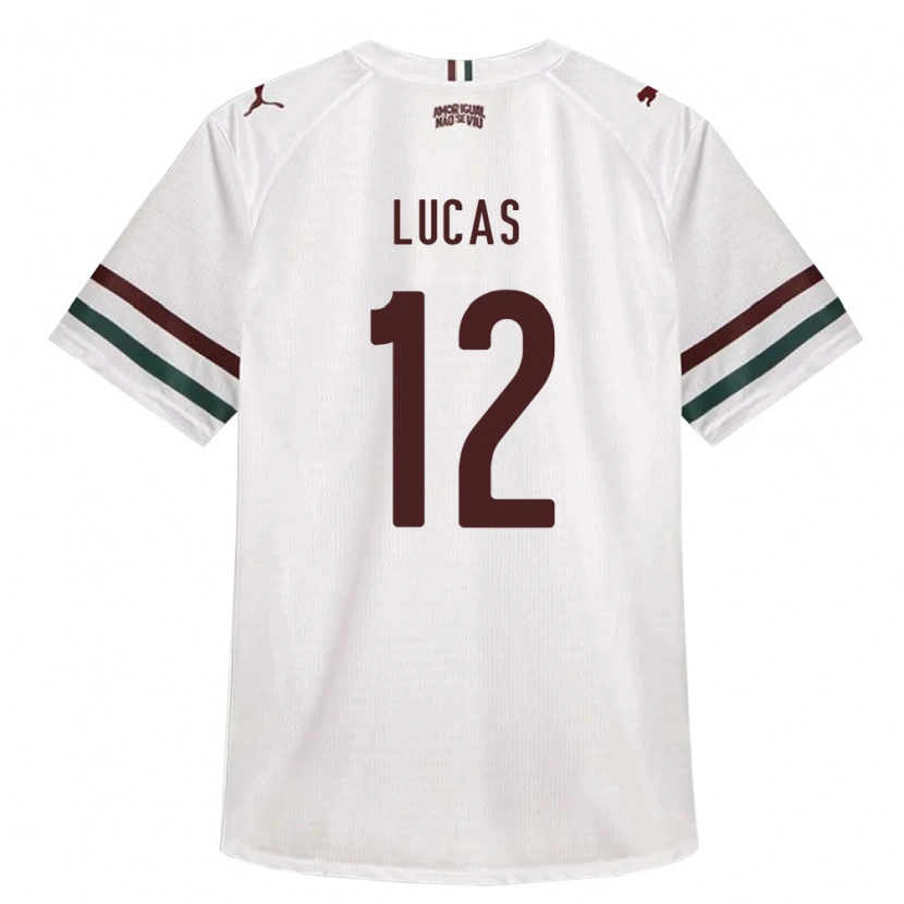 DanxenキッズAndré Lucas#12白緑バーガンディアウェイシャツ2026/27ジャージーユニフォーム