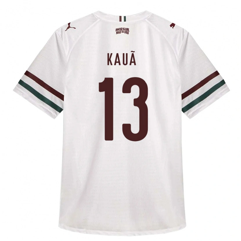 DanxenキッズKauã#13白緑バーガンディアウェイシャツ2026/27ジャージーユニフォーム