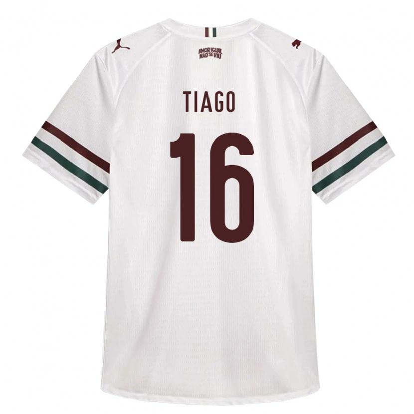 DanxenキッズTiago#16白緑バーガンディアウェイシャツ2026/27ジャージーユニフォーム