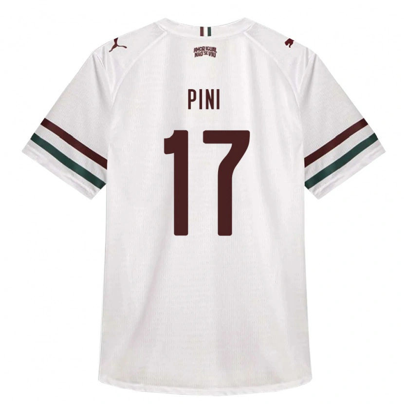 DanxenキッズCamila Pini#17白緑バーガンディアウェイシャツ2026/27ジャージーユニフォーム