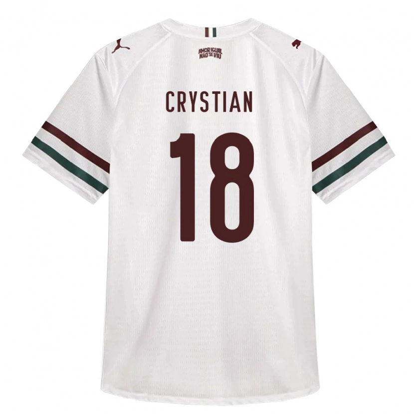 DanxenキッズCrystian#18白緑バーガンディアウェイシャツ2026/27ジャージーユニフォーム