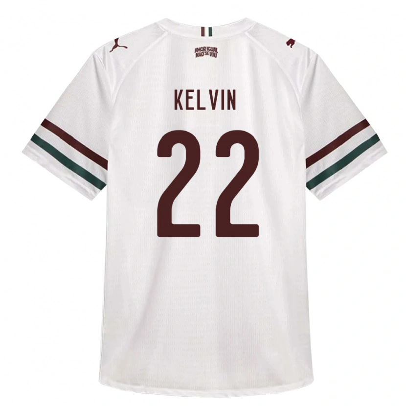 DanxenキッズKelvin#22白緑バーガンディアウェイシャツ2026/27ジャージーユニフォーム