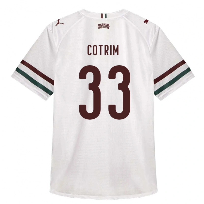 DanxenキッズBruna Cotrim#33白緑バーガンディアウェイシャツ2026/27ジャージーユニフォーム