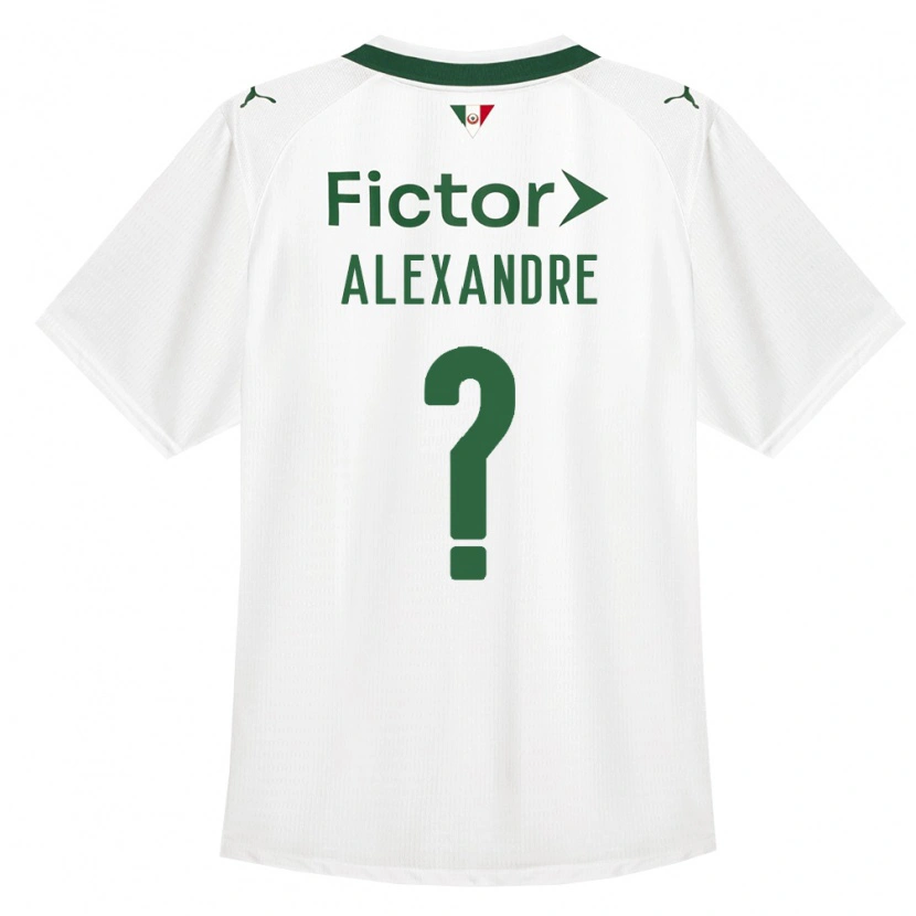 DanxenキッズAlexandre#0緑白アウェイシャツ2026/27ジャージーユニフォーム