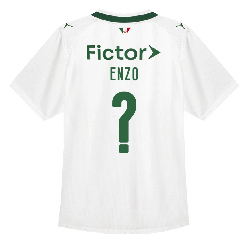 DanxenキッズEnzo#0緑白アウェイシャツ2026/27ジャージーユニフォーム