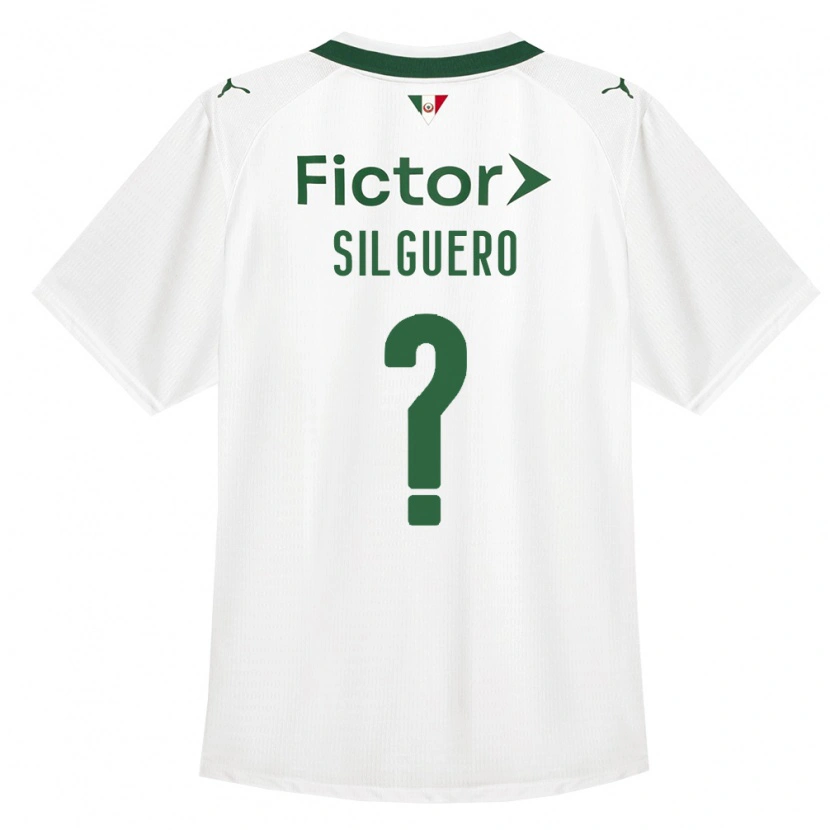 DanxenキッズJunior Silguero#0緑白アウェイシャツ2026/27ジャージーユニフォーム