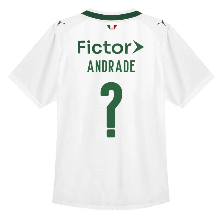 DanxenキッズDeivid Andrade#0緑白アウェイシャツ2026/27ジャージーユニフォーム