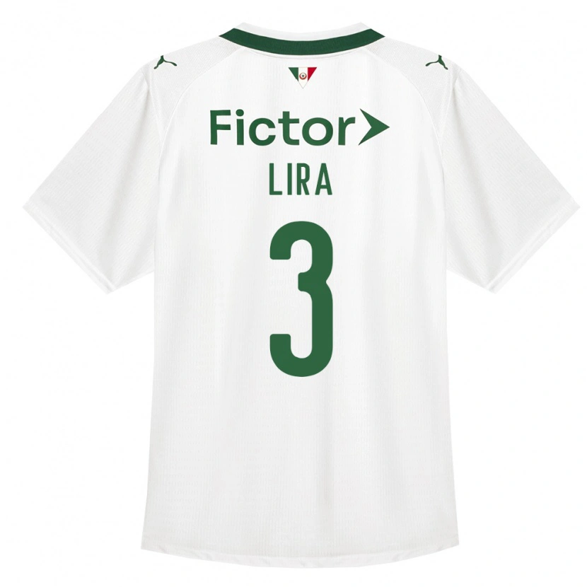 DanxenキッズGuilherme Lira#3緑白アウェイシャツ2026/27ジャージーユニフォーム