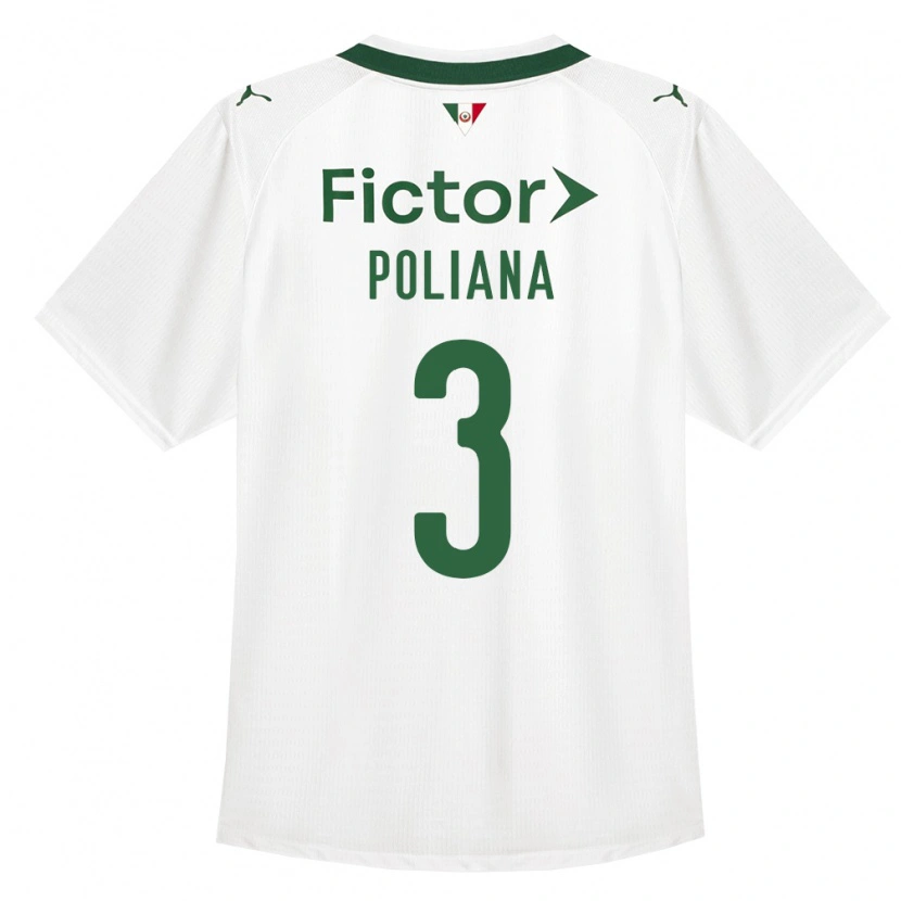 DanxenキッズPoliana#3緑白アウェイシャツ2026/27ジャージーユニフォーム