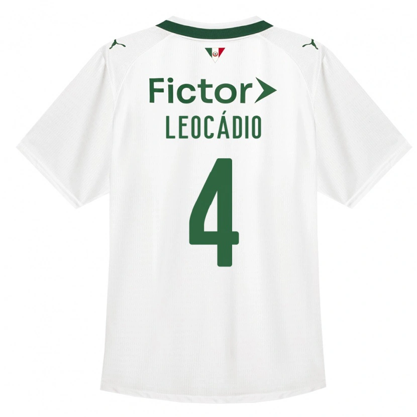DanxenキッズIsaac Leocádio#4緑白アウェイシャツ2026/27ジャージーユニフォーム