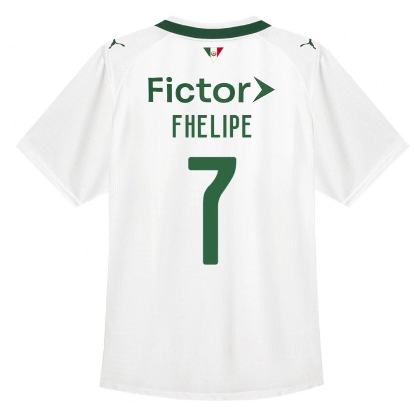 DanxenキッズLuis Fhelipe#7緑白アウェイシャツ2026/27ジャージーユニフォーム