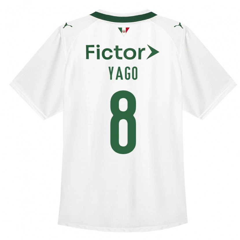 DanxenキッズRuan Yago#8緑白アウェイシャツ2026/27ジャージーユニフォーム